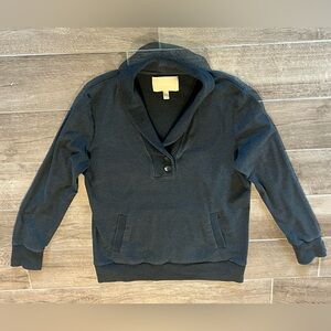 Banana Republic Women’s Gray Pullover Shirt Size L Long Sleeve